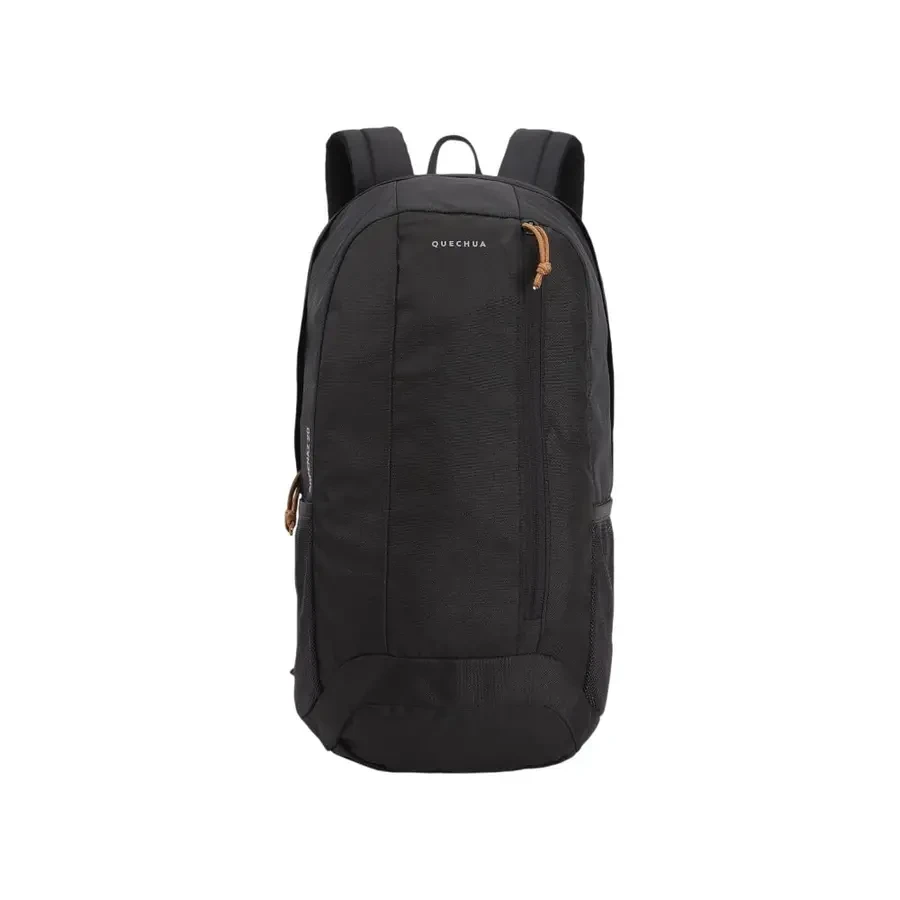 Decathlon Hiking 100% Polyester Backpack (20 ltrs, 19", Black) - QUECHUA