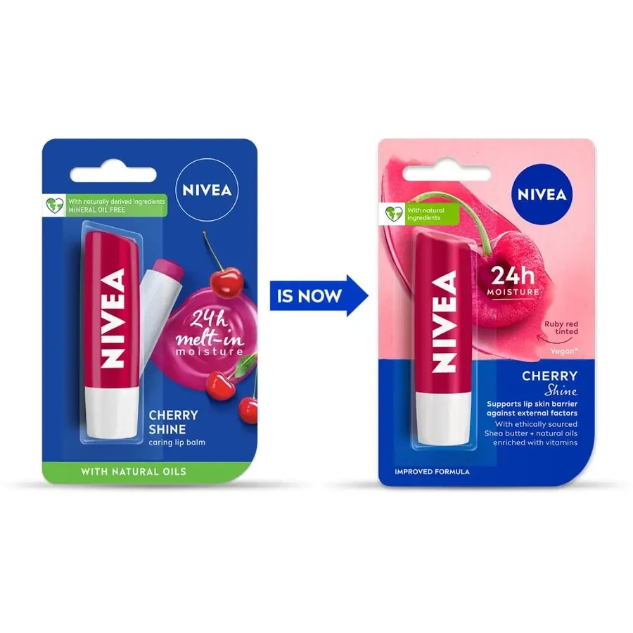 Nivea Cherry Shine Tinted Lip Balm (Cherry)