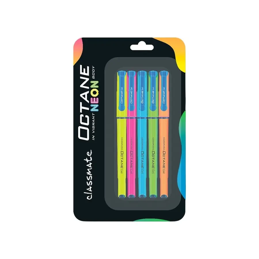 Classmate Gel Pen (Blue) - Pack of 5